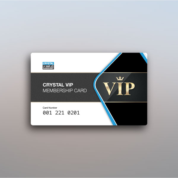 Crystal Car Wash Cafe - VIP Card